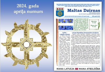 Informatīvā izdevuma "Maltas Dzirnas" aprīļa numurs