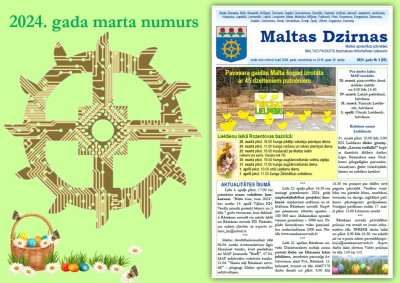 Informatīvā izdevuma "Maltas Dzirnas" marta numurs