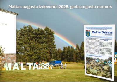 Informatīvā izdevuma "Maltas Dzirnas" augusta numurs