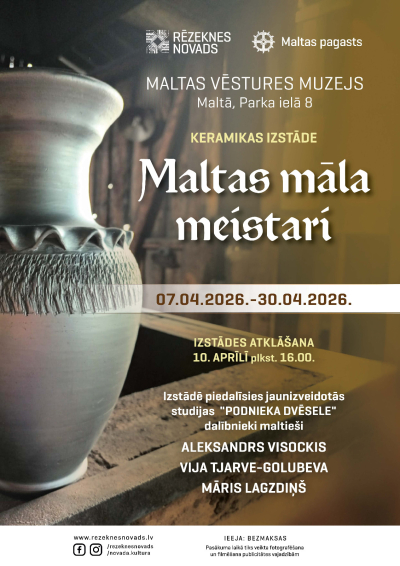 Keramikas izstāde "Maltas māla meistari"