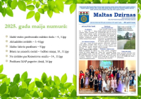 Informatīvā izdevuma &quot;Maltas Dzirnas&quot; maija numurs