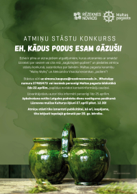 Atmiņu stāstu konkurss &quot;Eh, kādus podus esam gāzuši!&quot;