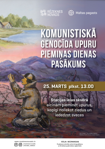 Komunistiskā genocīda upuru piemiņas dienas pasākums
