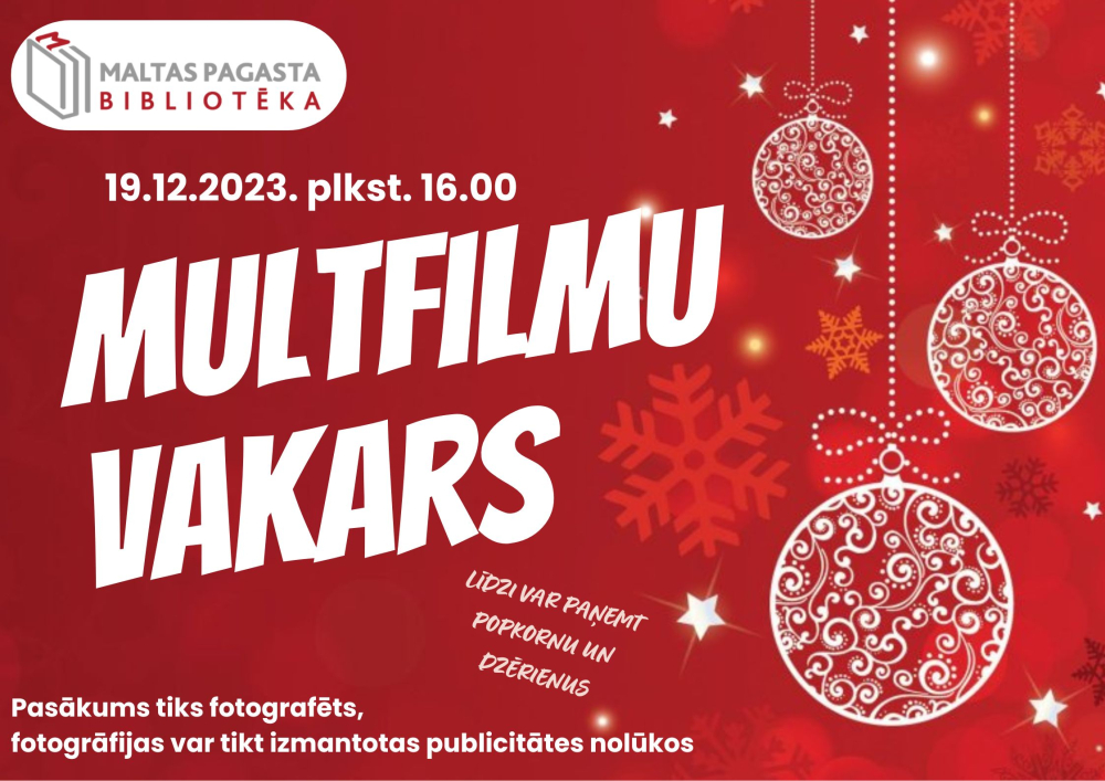 Multfilmu vakars Maltas bibliotēkā