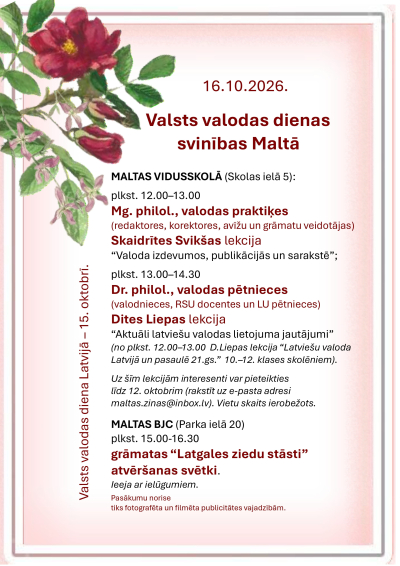 Maltā Valsts valodas dienā – lekcijas un grāmatas prezentācija