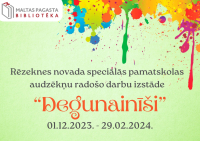Maltas bibliotēkā radošo darbu izstāde &quot;Degunainīši&quot;