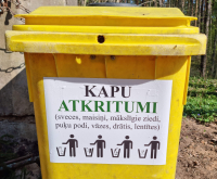 Uzkopjot kapus, šķirosim atkritumus!