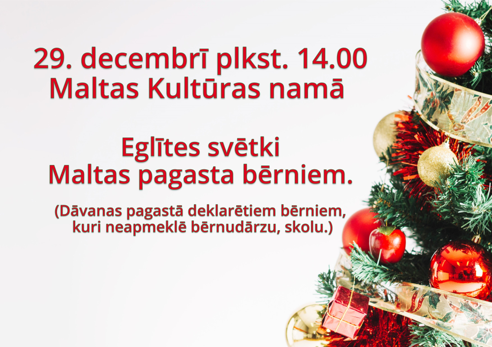Eglītes svētki Maltas pagasta bērniem