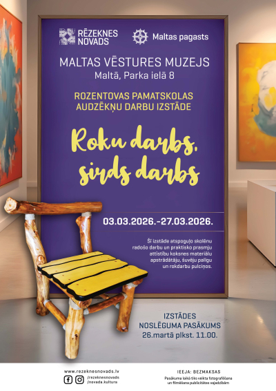 Izstāde "Roku darbs, sirds darbs"